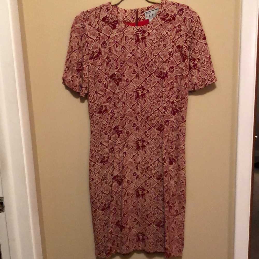 Paniz Lined Short Sleeve Dress